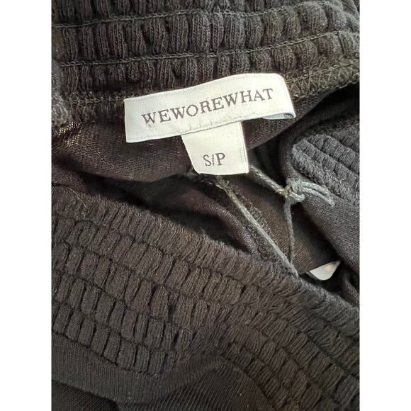 WeWoreWhat Swim Revolve Flare Knit Beach Resort Pants Black S - Picture 4 of 7